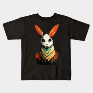 Rabbit watercolor painting #rabbit Kids T-Shirt